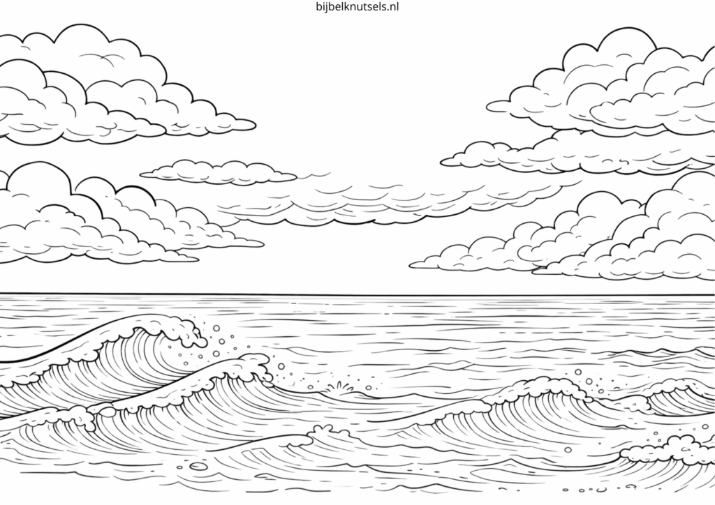 Schepping dag 2 lucht en het water