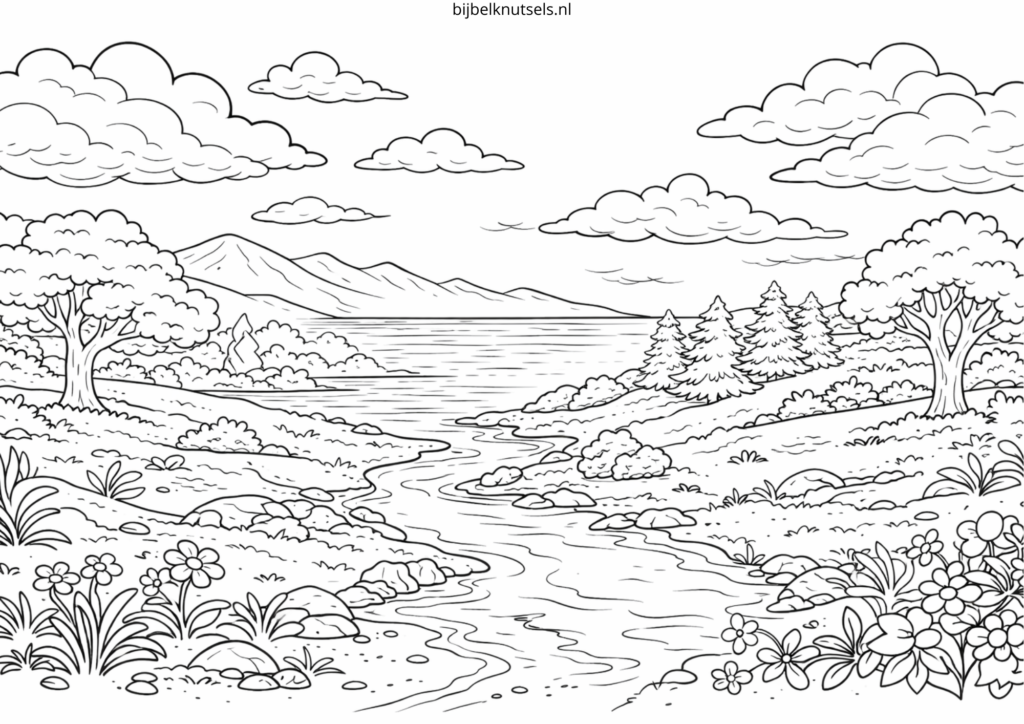 Schepping dag 3 – Land en planten